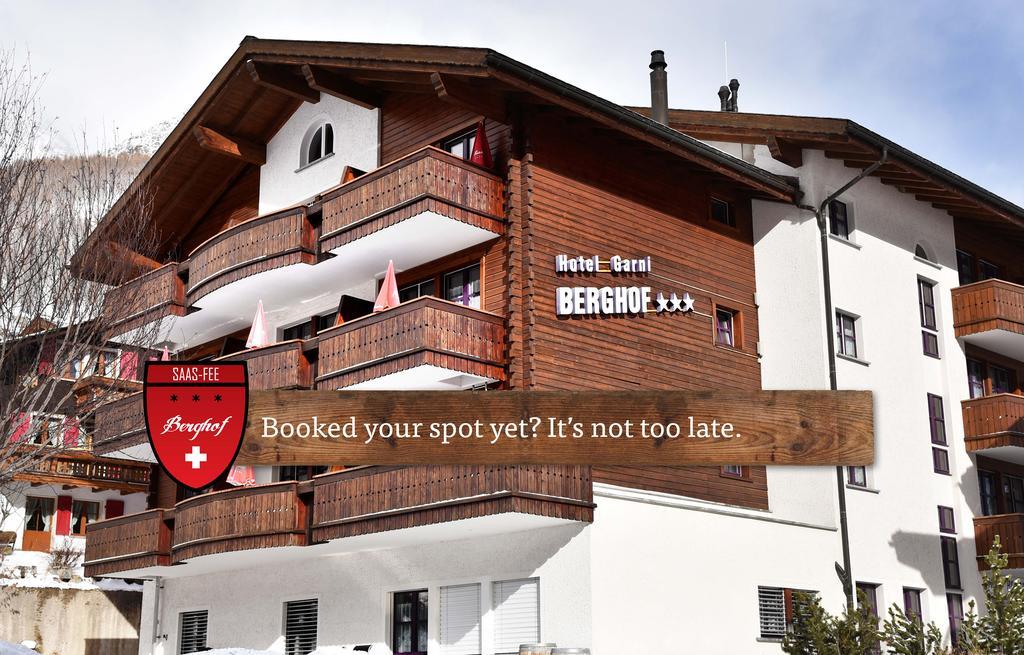 Bed and Breakfast Berghof Garni - The Dom Collection Saas-Fee Zewnętrze zdjęcie