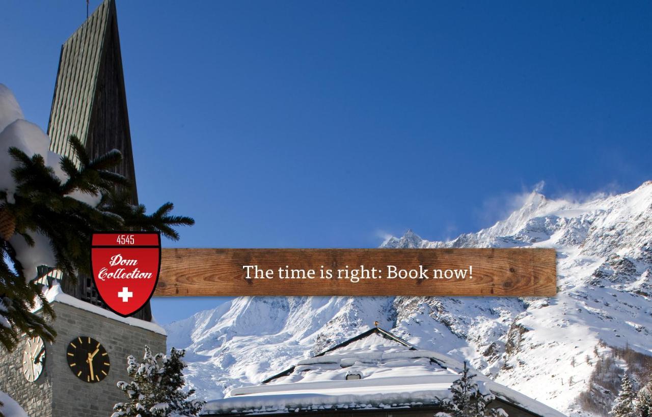 Bed and Breakfast Berghof Garni - The Dom Collection Saas-Fee Zewnętrze zdjęcie