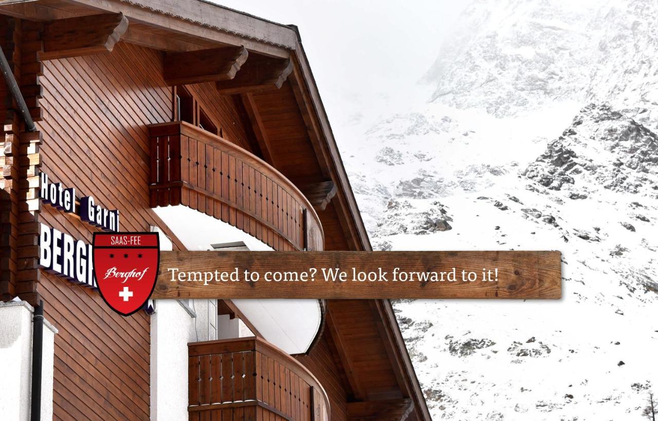 Bed and Breakfast Berghof Garni - The Dom Collection Saas-Fee Zewnętrze zdjęcie