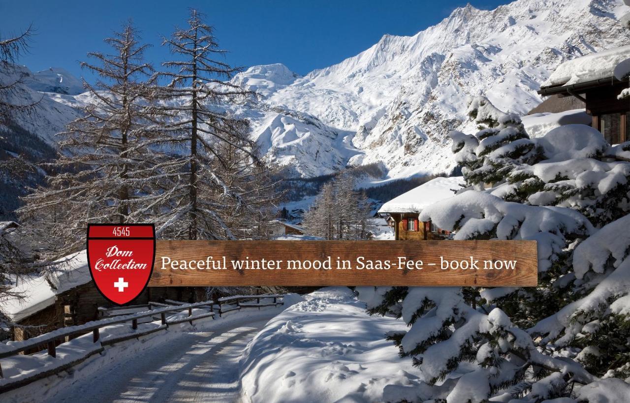 Bed and Breakfast Berghof Garni - The Dom Collection Saas-Fee Zewnętrze zdjęcie